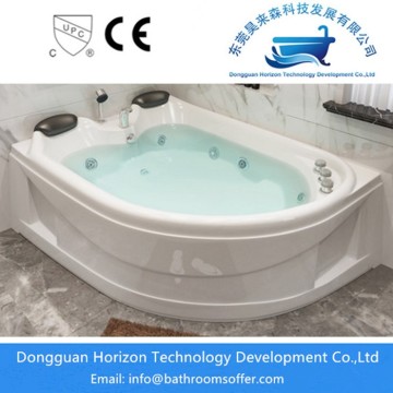 Acrylic square corner soaking bathtubs