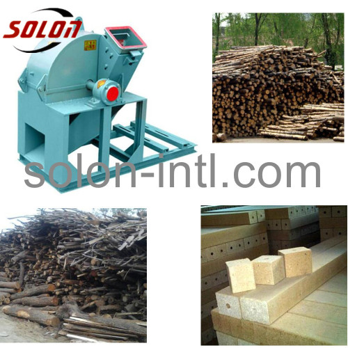 Tree branch crusher/timber crusher/sawdust making machine