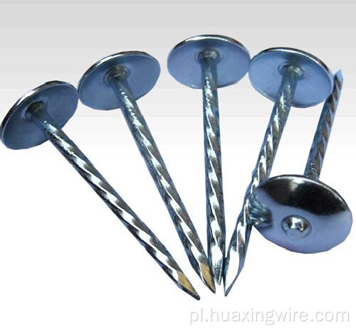 Galvnized parasol paznokcie dachowe