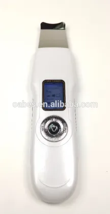 skin care beauty products Ultrasonic + +ION+EMS skin scrubber machine