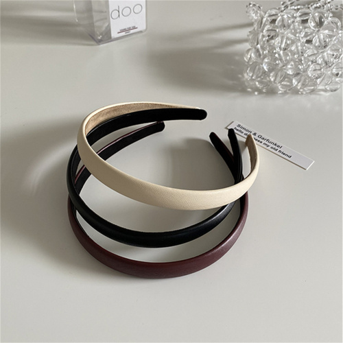 Genuine Leather Girl's Headband Blend of Retro Modern