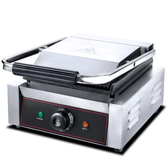 Heg-811ea Commercial Single Head 2.2kw Electric Panini Contact Grill