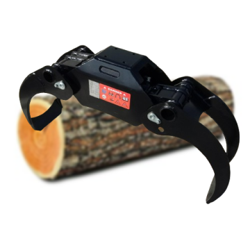 Bossworth Rotary Wood Grapple Hydraulic Timber Grab Excavator Clamp