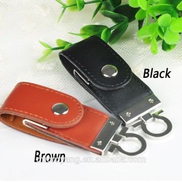 Hotsale luxury usb flash drive, leather usb stick 1GB to 64GB,Emboss logo for free