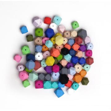 Mini 14mm Bulk Hexagon Silicone Teething Beads