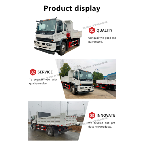 Japón isuzu 240hp 14t camión tipper pesado diesel