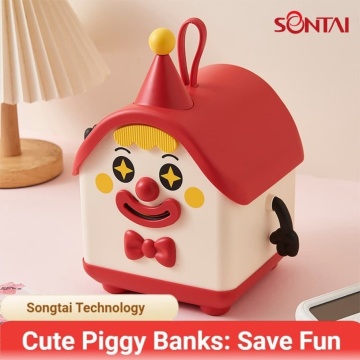 Bình lưu trữ chú hề xiếc vui nhộn cho trẻ em