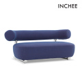 China Minimalist Style Modern 3 Seater Fabric Sofa Manufactory