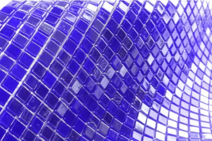 Glass mosaic Blue tiles