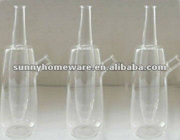 hand made oil & vinegar bottle 2 in one for oil / olive oil bottle