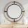 Farmhouse Rope and Metal Framed Round Mirror