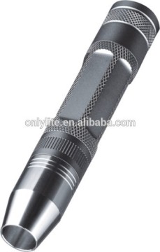 3W Cree LED tactical flashlight running 18650li-ion rechargeable battery