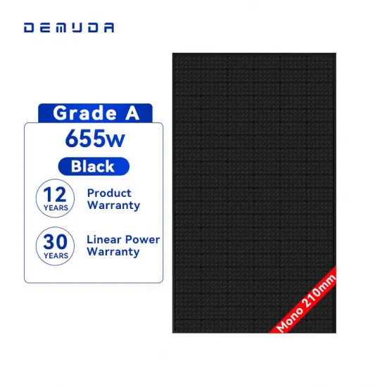 182mm 132 Cell Half Cell 635w-660w PV Module - All Black Mono Solar Panel