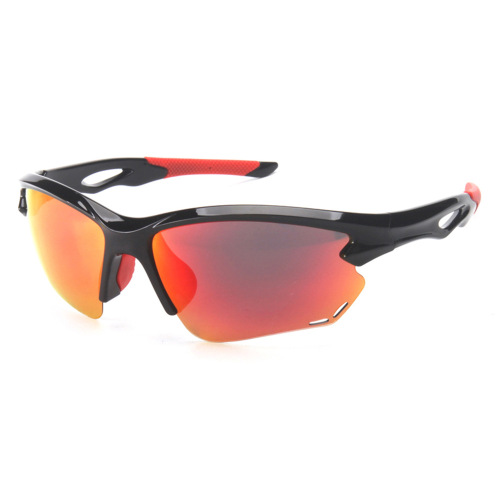 TR90 Polarized Half-Rim Sports Sunglasses