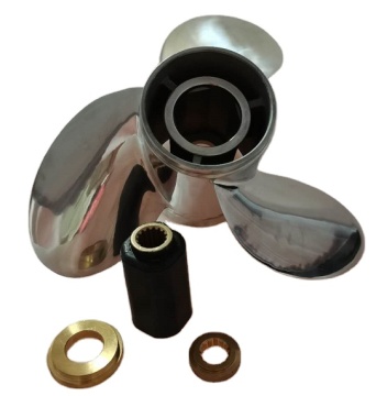 Stainless Steel Marine Propeller 3 Blades 15.25X19 R/L Interchangeable Outboard