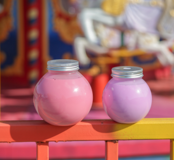 Forme de balle créative Transparent Pouli