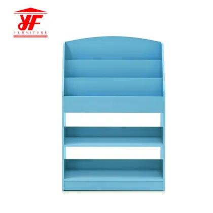 Kids MDF Blue Book Storage Cabinet