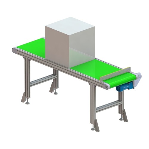 Gravity Pallet Conveyor Vitrans Belt Drive Aluminum Conveyor Factory