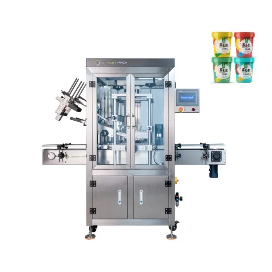 High Speed Automatic Plastic Dust Proof Lid Capping Press Machine