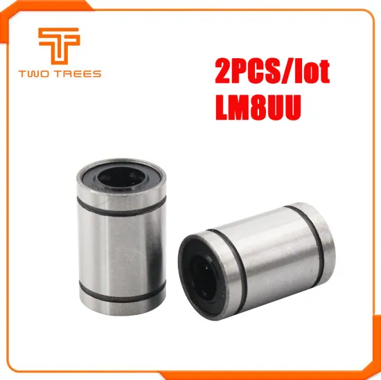 2PCS LM8UU Linear Bushing 8mm CNC Linear Bearings for 3D Printer Parts cnc parts