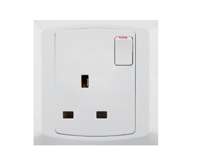 ST Series 1 Gang 13a Switched Socket