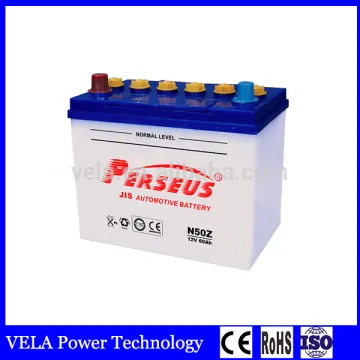 Japan Standard N50Z 12V60AH Dry Charged Lead Acid Car Battery For Car Starting