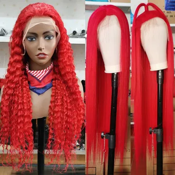 Virgin Brazilian Hair Wigs Transparent HD Lacee Frontal Wigs For Black Women 613 Blonde Red Lace Front Human Hair Extension Wigs
