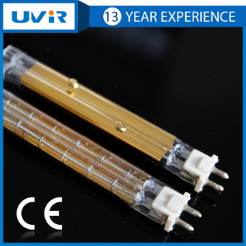 2016 Wholesale Short Wave Twin Tube Gold Refletor UVIR infrared heat lamp bathroom