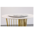 Luxury Rotatable Living Room Marble Dinner Table