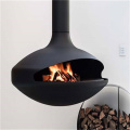 Outdoor Wood Burning Fire Pit Roof Celling Suspanded Fireplace Manufactory