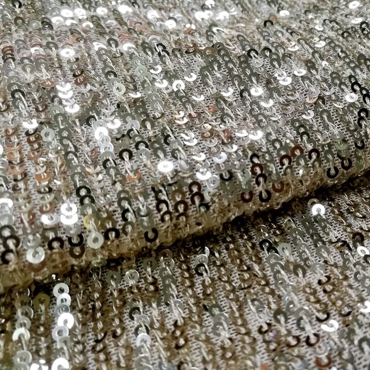 Ткань Тюль с блестками и блестками 3 мм в свадебную полоску, золотая эластичная