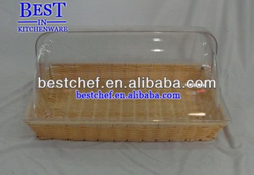 rect PP bread dispenser with pc cover