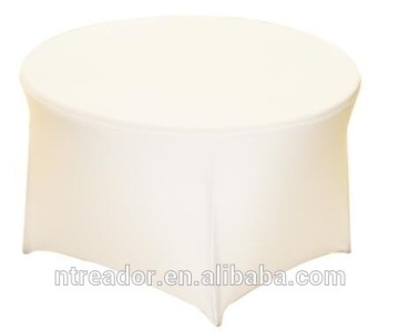 hot sale colorful round spandex table cover for party decoration