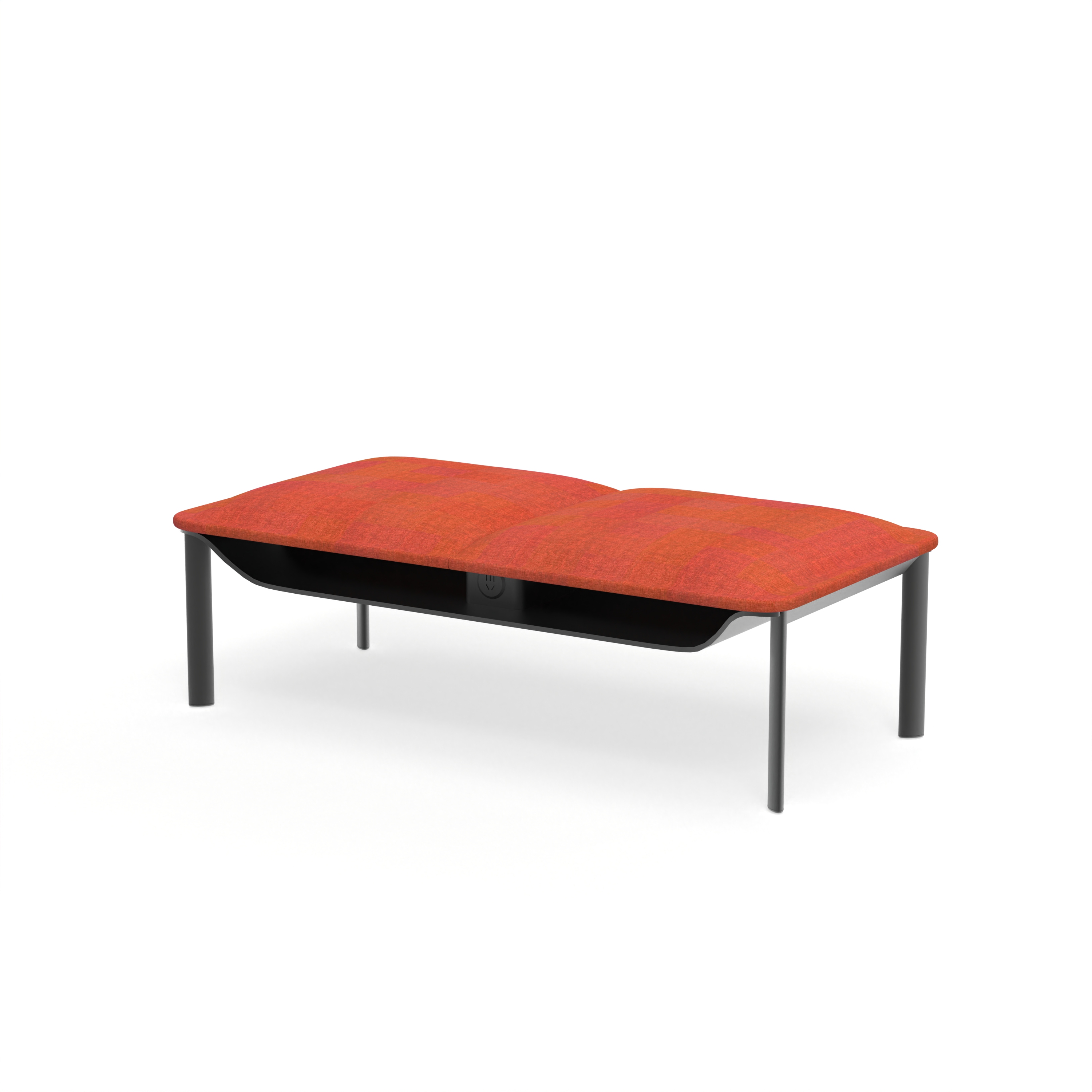 Two Seater Armless Sofa