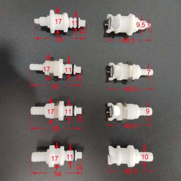 Válvula de água e conector: peça de reposição da máquina para conexão de bico de água