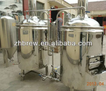 Jinan stainless steel micro beer brewing machinery