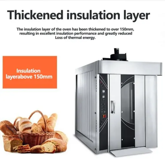 Bakery Equipment Catering Kitchen Equipment Industrial Commercial Electric Bread Machine 32 Trays Rotary Oven