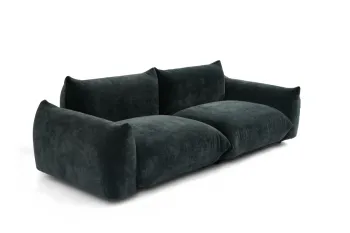 Elegant Modern Sofa with Soft Marenco Upholstery