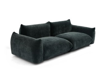 Elegant Modern Sofa with Soft Marenco Upholstery