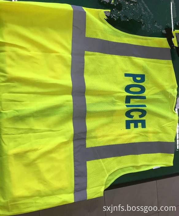 man's police vest 