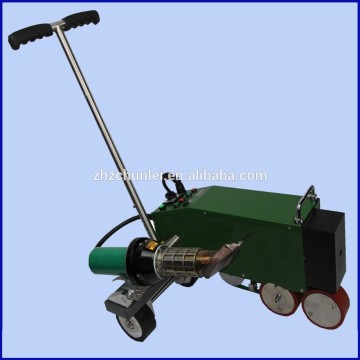 New Roof waterproofing membrane welder