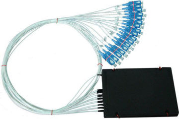 Optic Plc Splitter For Fttx / Lan , Abs Moudle Passive Optical Splitter