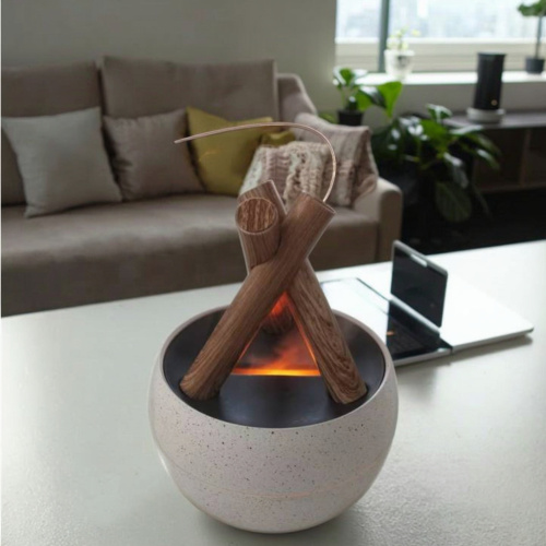 Portable Essential Oil Diffuser Humidifier Flame Diffuser