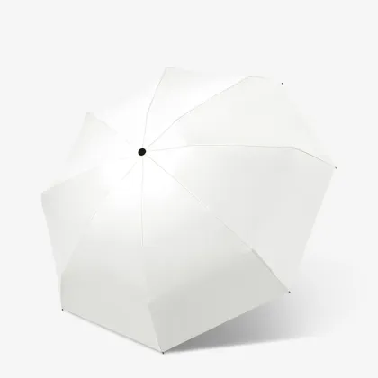 Black Manual Control Five-Fold Sun Umbrella for Adults - Giveaway Item