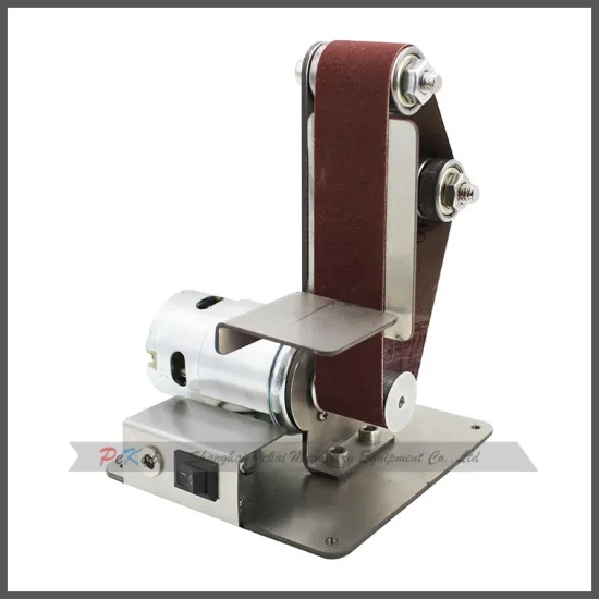 Mini Electric Belt Grinder DIY Polishing Machine Grinding Machine Fixed Angle Grinder Blade Vertical Desktop