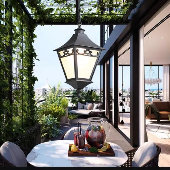 Waterproof Villa Exterior Chandeliers: E27 Essence Carved Balcony and Corridor Lighting Solutions