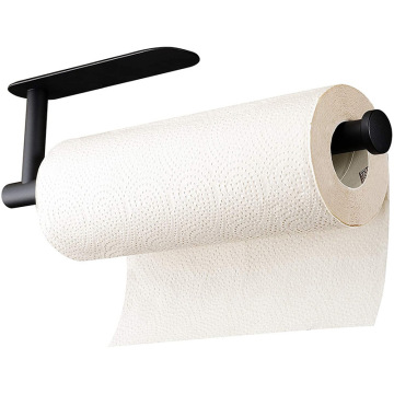 Adhesive Stainless Steel Toilet Roll and Paper Towel Holder - No Hole Punch, Extend Storage for Kitchen and Bathroom
