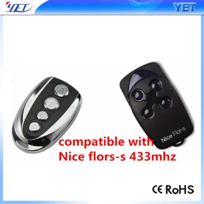 Nice Flor/s gate garage door opener remote control with High Quality