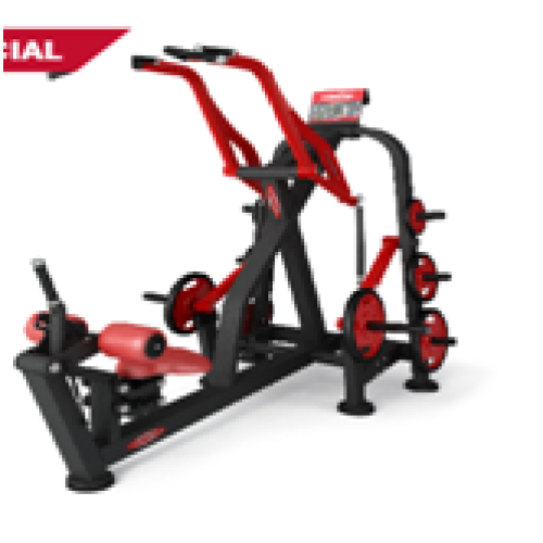 Allenamento completo palestra indoor a full-up back machine