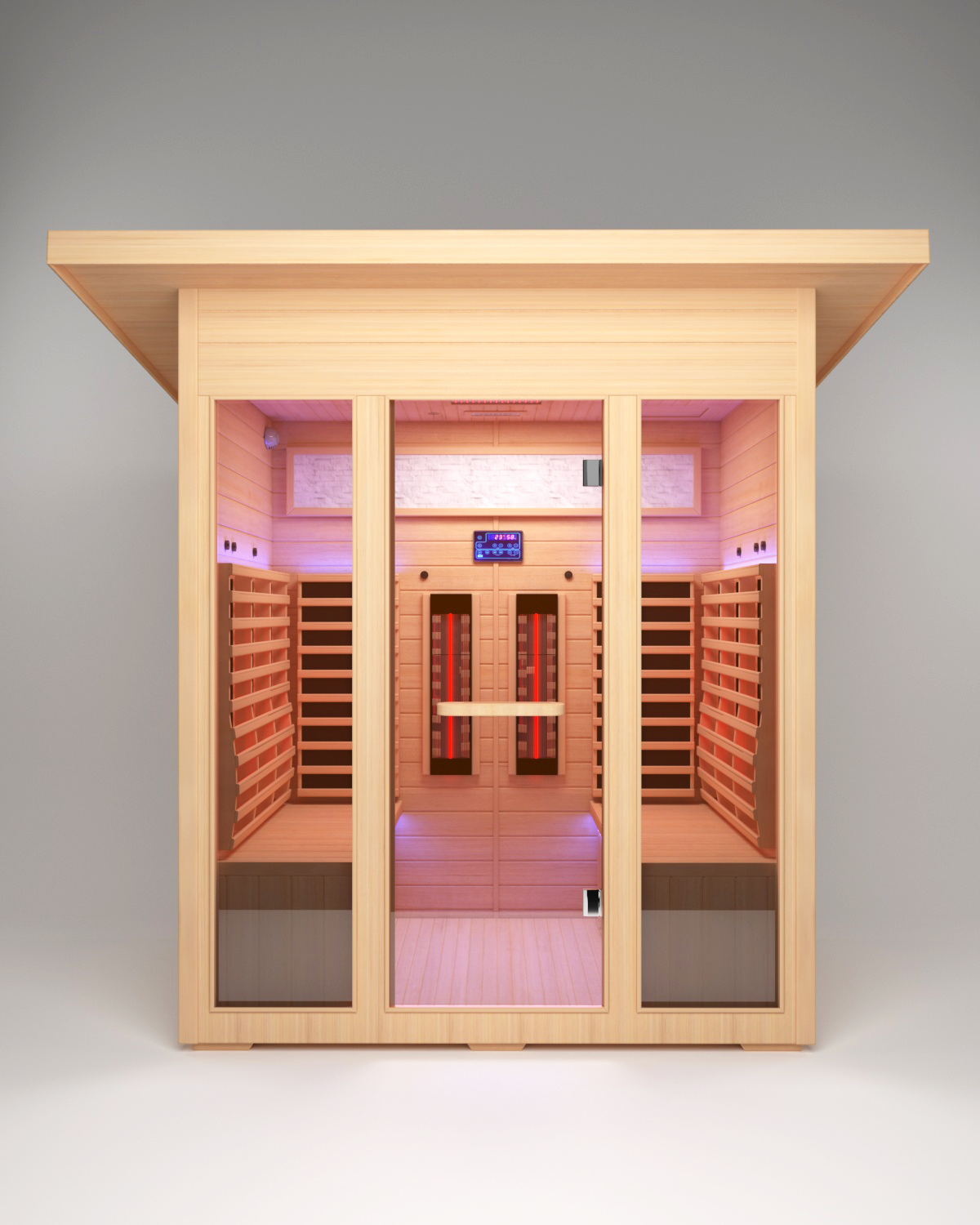 Outdoor Sauna Room Capacity Of Four Persons